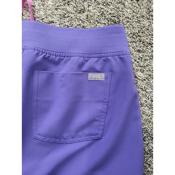 Figs Zamora joggers scrub pants in color amethyst purple size XS Petite length - Picture 11 of 14